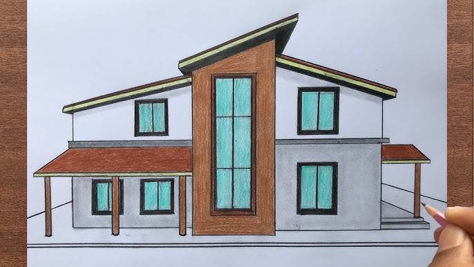 2D Elevation Of House