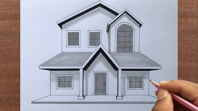 Architecture House Design Drawing Easy