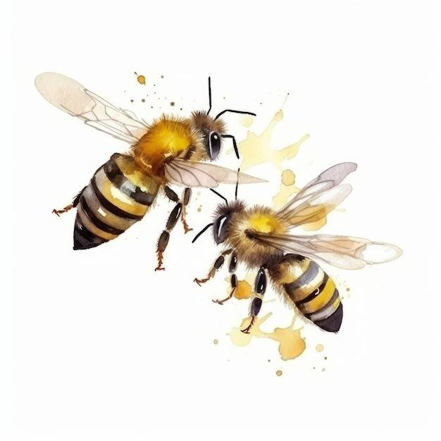 Chunky Bee Drawing