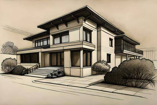 Dream House Plan Drawing