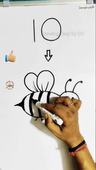 Hand Drawn Bee
