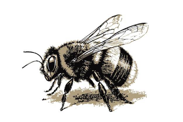 Honey Bee Hive Drawing