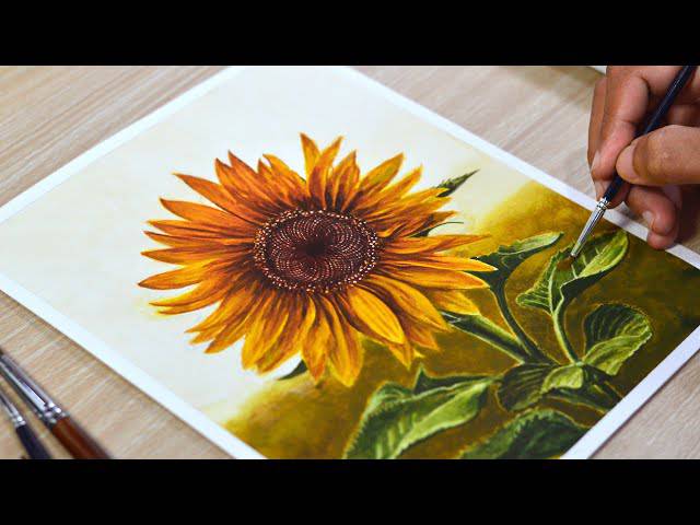 Sun Flower For Drawing